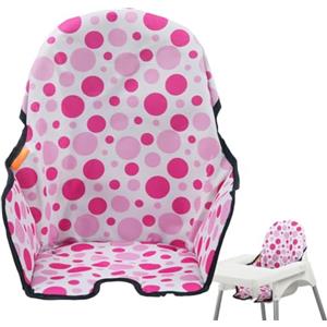 Hiemible Cuscino Per Seggiolone Pappa, Cuscino Riduttore Per Seggiolone Pappa Morbido E Confortevole, Lavabile Pieghevole Fodera Per Sedia Da Pranzo Per Bambini, Cuscini Per Seggiolone Ike-a Antilops, 37x23cm