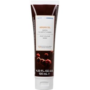 KORRES ARGAN OIL maschera per capelli, maschera nutriente con olio di argan biologico, burro di karité e proteine del grano, ideale per capelli colorati, senza siliconi e parabeni, vegan, 125 ml