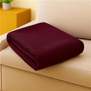 Byour3 - Copritutto Telo Arredo Cotone Organico Pesante Foulard Multiuso Copridivano Soggiorno Copriletto Copritavolo Divano 3 Posti Letto Una Due Piazze Tovaglia Lavabile (Panama Amarena, 180x275 cm)