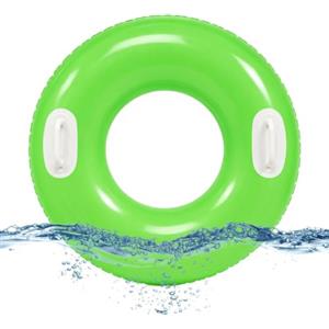 Generico Salvagente Gonfiabile con Maniglie - Fornisce Stabilità per Rilassanti Giochi in Acqua, Design Portatile per Piscina Galleggiante, Dimensioni 70x29 cm + Capacità 40 kg, PVC Resistente - per Vacanze Es