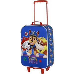 Karactermania Paw Patrol Cool-Valigia Trolley Soft 3D, Blu, 17 x 33 x 52 cm, Capacità 26 L