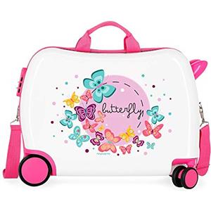 Movom Happy Time, Valigia per bambini, 50 cm, Multicolore (Butterfly)