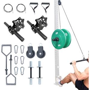AHTAPFON Aggiornamento Smith Machine allegati per cavo macchina, attacco puleggia cavo per attacchi Power rack, accessori per rack squat per crossover cavo Deep Squat LAT Pull Down