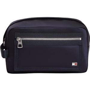 Tommy Hilfiger Uomo Beauty Case Travel con Tasca Esterna, Blu (Space Blue), Taglia Unica