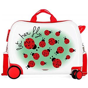Movom Happy Time Valigia per bambini, 50 cm, Multicolore (Let Her Fly)