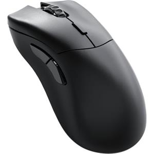 GLORIOUS Gaming Model D 2 PRO Mouse da gaming senza fili - wireless 2,4 GHz ritardo 1 ms, 100 mln clic, ultraleg. 60 g, batteria durevole, 26.000 DPI, RGB, ergonomico, 6 tasti, piedini in PTFE - Nero