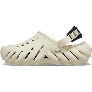 Crocs Scarpe in Legno Unisex Echo Clog, Osso Nero, 4 UK Men/ 7 UK Women