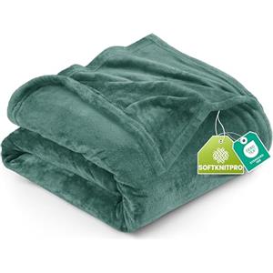 Utopia Bedding Coperta in Pile Coperta Leggera per Letto, Divano o Divano, Adatta a Tutte le Stagioni [228x228 cm, Celadon]