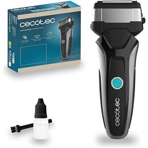 Cecotec Rasoi a lamina - Tagliabarba Senza Fili, Rasoio PrecisionCare X-Trimm Triple. 3 Lame Acciaio Inox, Display, Autonomia 60min, Protezione IPX6