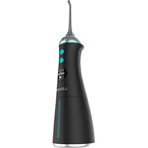 Cecotec Portil Boral Boral Irrigador Bamba 1100 Jet Liberty. 6 modalità di utilizzo e 6 ugelli, schermo a LED, capacità 280 ml, 8 impostazioni di pressione, IPX7, carico USB e borsa da viaggio