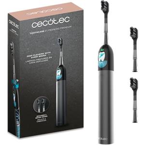 Cecotec Spazzolino Elettrico Sonico 60° con Display ToothCare EliteSwing Premium. 3 Modalità, Autonomia 30 Giorni, Sensore Pressione, Base Ricarica e 2 Testine, IPX7, Spazzolamento Controllato