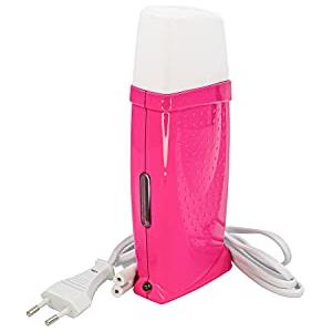 EpilWax - Epilatore Royal 35 Watt Scalda cera per roll-on di cera depilazione professionale 100ml con strisce depilazione-Dispositivo di depilazione calda cartuccia cera ricaricabile Royal Fuchsia