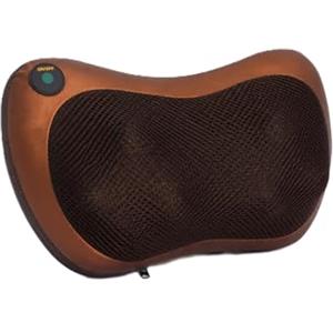TEMPO DI SALDI Cuscino Massaggiante Elettrico con Calore 31,5 x 19,5 x 10,5 cm in Similpelle - Massaggiatore Cervicale per Auto, Casa e Ufficio