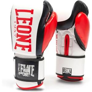 LEONE 1947, GUANTI BOXE LOGO WACS 10OZ Bianco