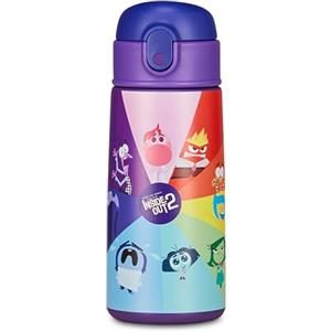 Seven Inside Out 2 Borraccia Termica, Viola, Mantenimento Temperatura fino a 24h, Borraccia Asilo, Scuola Elementare e Tempo Libero, Bambina