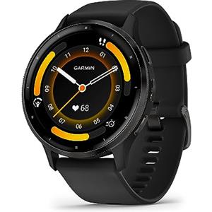 Garmin Venu 3, Smartwatch AMOLED 1,4", Cassa 45mm, Microfono e Speaker, Musica, GarminPay, +30 App sport, GPS, Cardio, SpO2, Autonomia 14 giorni, Black & Slate