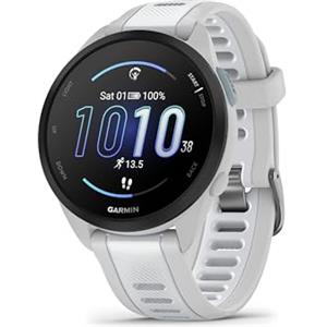 Garmin Forerunner 165, Smartwatch per la corsa, 43mm, GPS, Cardio, VO2max, Report mattutino, HRV Status, Piani gratuiti 5K, 10K e 21K, Training Readiness, GarminPay, Black & Slate Gray