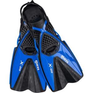 Mares X-One Junior - Pinne snorkeling corte per bambini, scarpetta aperta perforata, cinghia senza fibbia, comfort e prestazioni acquatiche