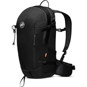 Mammut Lithium 20 | Zaino da Escursionismo con Schienale Traspirante per Donna e Uomo | Nero, 20 l