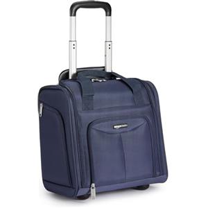 Amazon Basics Bagaglio per Vano Sotto-Sedile, Blu Navy, 35.3 x 25.2 x 38.5 cm