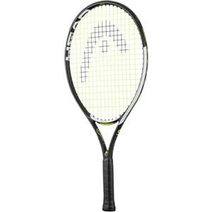 HEAD Youth Speed 23 - Racchetta da tennis unisex, 6-8 anni, colore: Nero/Bianco