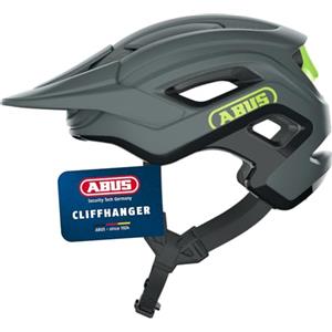 ABUS MTB Cliffhanger - casco da bici per percorsi impegnativi - con ampie aperture di ventilazione e sistema di cinghie TriVider - per uomo e donna