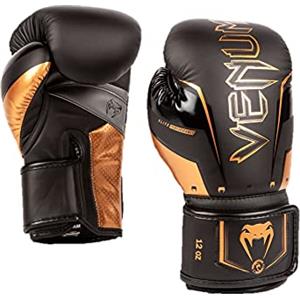 Venum Guantoni da boxe Elite Evo Nero/Bronzo 10 Oz
