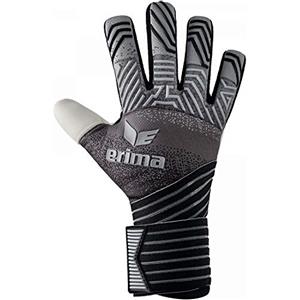 Erima Guanti da Portiere Flex RD PRO Unisex Adulto Nero/Grigio/Bianco 9