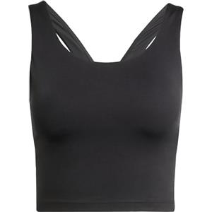 adidas Donna all Me Medium Support Tank Bra, Black, M