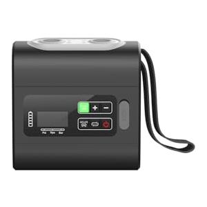 Nilox Air Pump NXOUTDOORPUMP, Compressore Aria Portatile Elettrico Ricaricabile, Pompa Gonfiabile Inflate/Deflate 22 PSI, Batteria 5000 mAh, Display LCD, Accessori Compressore, per SUP Kayak Camping