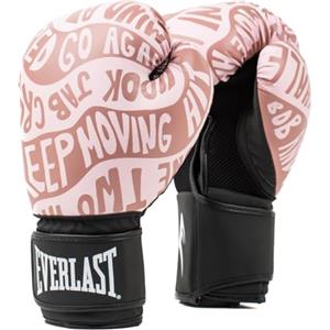Everlast Guanti da Boxe Everlast Spark 14oz Oro Rosa in similpelle per sacco, colpitori e lezioni fitness, chiusura a strappo, pollice ergonomico e schiuma stampata a iniezione - Originale Everlast