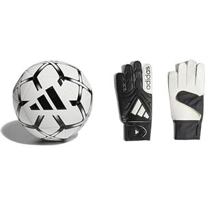 adidas Pacchetto Rientro a scuola pallone Starlancer e guanti da portiere COPA club