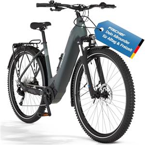 Fischer E-Bike ATB TERRA 6.8i ULTIMATE Bicicletta elettrica per donne e uomini, telaio 50, motore centrale 90 Nm, batteria 36 V