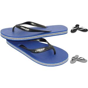 Cressi Bahamas Flip Flops Ciabatte Infradito per Spiaggia e Piscina, Adulto e Bambino, Blu (Azzurro), 45/46