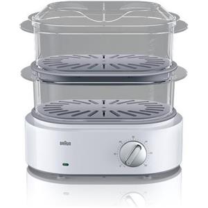 Braun FS 5100 pentola a vapore 2 cestello/i Superficie piana 850 W Bia