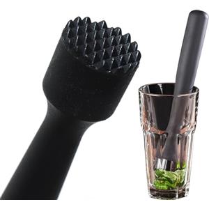 ZDL Pestello da Cocktail,Muddler Nero per Cocktail,Pestello da Cocktail,Cocktail Muddler,Limone Schiacciapatate per Tritare Cubetti di Ghiaccio,per il Debug di Cocktail e Succhi