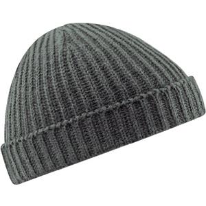 Beechfield Unisex Retro Trawler Berretto Invernale Berretto da Baseball Grigio (Grigio Fumo). Etichettalia Unica