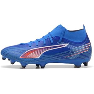 PUMA 6 Match+ Fg/AG, Scarpe da Calcio Unisex-Adulto, Ultra Blue Bianco Nero, 43 EU
