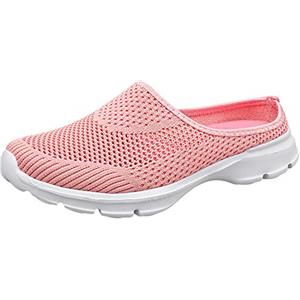 Sisttke Zoccoli e Sabot Donna Uomo Leggero Comode Traspiranti Pantofole da Casa Scarpe da Mare Estate Antiscivolo Casual Ciabatte all'aperto,Rosa-GG,36 EU