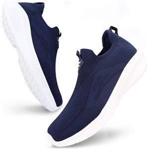 Giniros Sneakers Uomo Scarpe Running Corsa Ginnastica Camminata Casual Jogging Trekking Tennis Outdoor Fitness Sportive Palestra Scarpe da Lavoro Comode, Blu 40EU