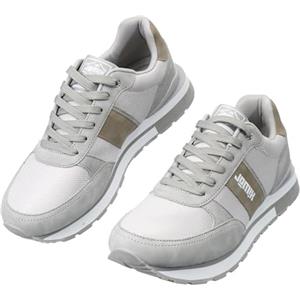 JOMIX Scarpe da Ginnastica Uomo Comode e Leggere Sneakers Casual Sportive Fitness Running Jogging MOS260312 (Beige,41)