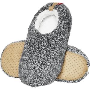 soxo Grigio Ciabatte Uomo Estive Pantofole Uomo Invernali Ciabatta Ospiti Casa 41/42 Grigio Chiaro