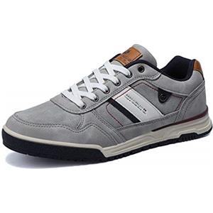 ARRIGO BELLO Scarpe Uomo Sneakers Casual Interior all'Aperto Trekking Jogging Traspiranti Fitness Taglia 41-46(Grigio, 43)