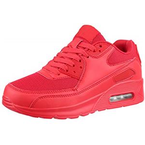 Elara Sneaker Unisex Sport Scarpe da Corsa Ginnastica Chunkyrayan H001-Z001 Red-45