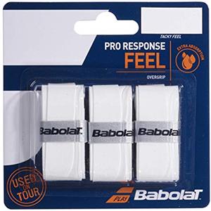 Babolat PRO Response X 3 Overgrip, Unisex Adult, 653048, White, One Size, Bianco (Bianco), Taglia Unica