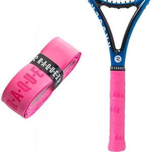 Raquex Enhance - Grip per Racchetta: Grip per Padel, Tennis, Badminton, Squash. 14 Colori: Grip di Ricambio per Racchetta da Tennis Autoadesivo di Alta qualità (Rosa)