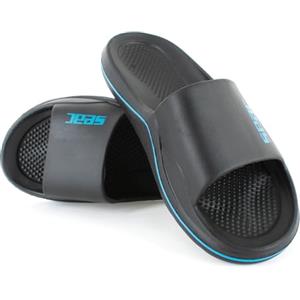 SEAC CAYA, Ciabatte A Fascia per Spiaggia E Piscina, Nero/Blu, 37