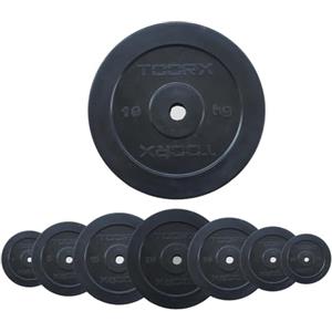 G5 HT SPORT Disco ghisa gommato Nero da 0.5 a 20 kg diametro foro 25 mm (2 KG)