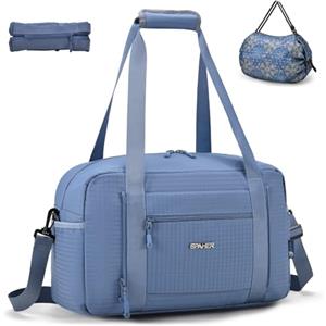 SPAHER Borsone da Viaggio Ryanair 40x20x25 Bagaglio a Mano Borsone Palestra Sportiva Grande 20L Donna Uomo Impermeabile Borsa da Viaggio Piscina Fitness Travel Duffel Cabin Bag