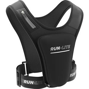 All Things Accessory Porta cellulare per gilet da corsa con custodia impermeabile, cintura regolabile, riflettente, 2 tasche sulla spalla per chiavi/gel, telefoni fino a 6,8" (Unisex - Adulto)